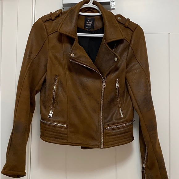 Brown Aviator Jacket from Zara - Picture 4 of 5